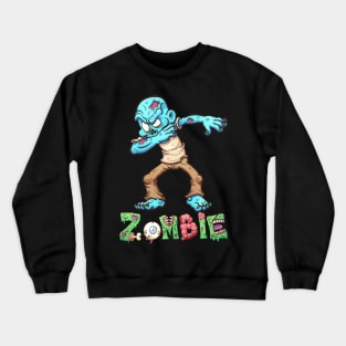 Dabbing Zombie T shirt Halloween Boys Kids Dab Funny Zombies Crewneck Sweatshirt